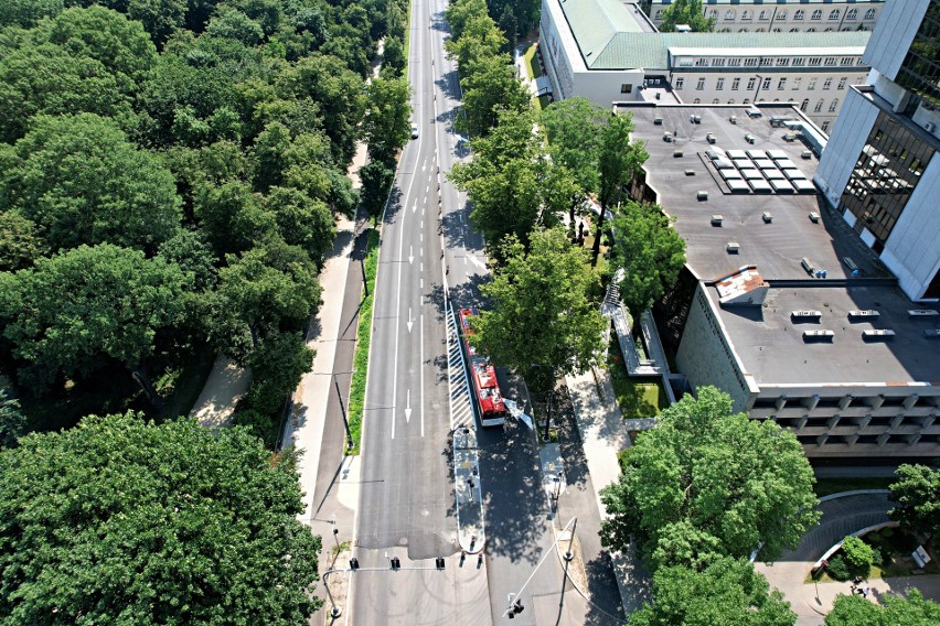 Lublin. Kolejne zmiany w organizacji ruchu na Al. Racławickich. Jak idą prace? Zobacz zdjęcia z lotu ptaka! [17.07]