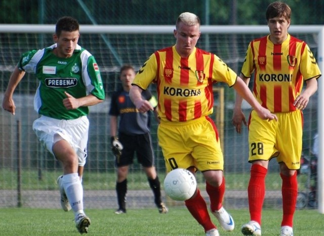 Mariusz Zganiacz wrócił do drużyny Korony po przerwie spowodowanej kontuzją, ale meczu w Poznaniu, podobnie jak jego koledzy, nie będzie dobrze wspominał.