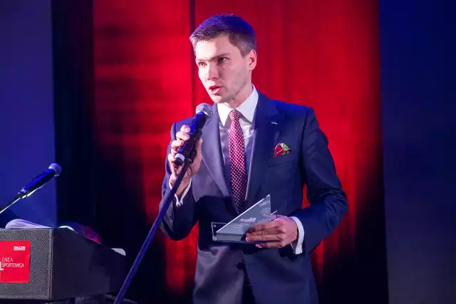 Marcin Wenzel podczas uroczystości wręczenia nagród laureatom poprzedniej edycji naszego plebiscytu