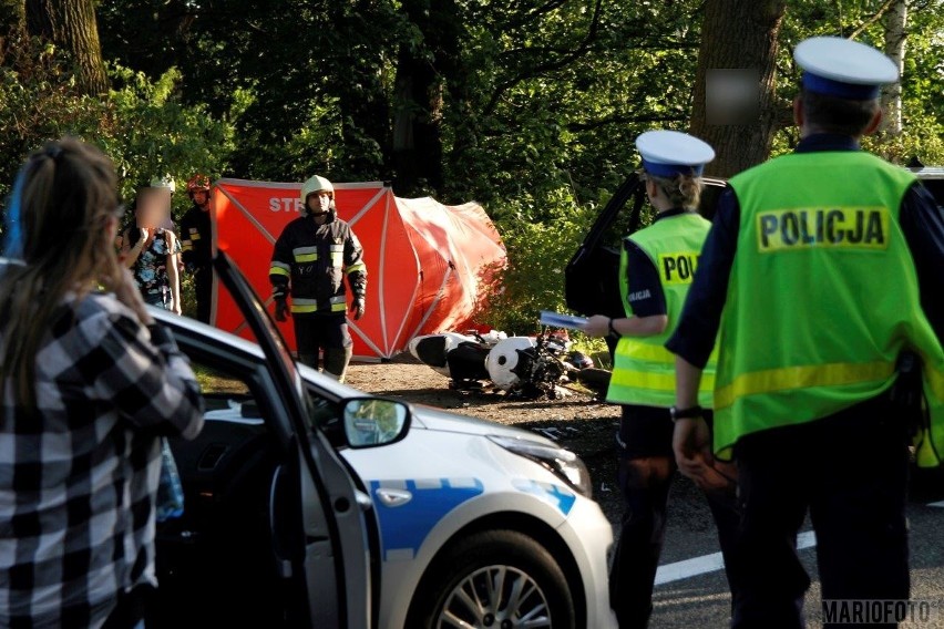 30-letni motocyklista zginął w wypadku na DK 46 pod Opolem.