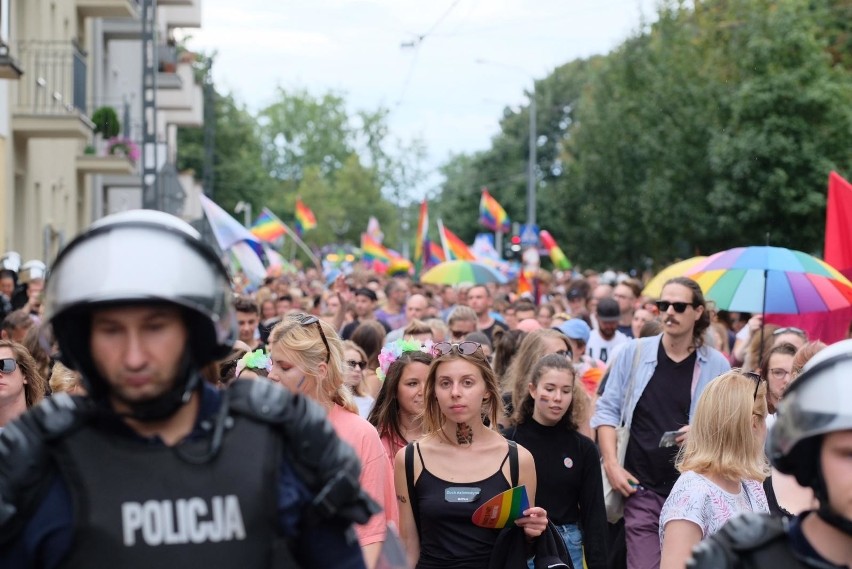 Tak wyglądał ubiegłoroczny poznański Marsz Równości w czasie...