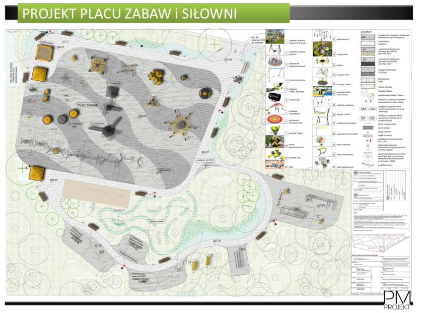 Tarnowskie Góry: Wycinka drzew to tylko część zmian w Parku Miejskim. Mamy WIZUALIZACJE parku po rewaloryzacji