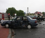 Wypadek w Dobrzeniu Wielkim. Jedna osoba ranna