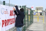 Akcja protestacyjna w Mondi Świecie. Pracownicy chcą więcej zarabiać
