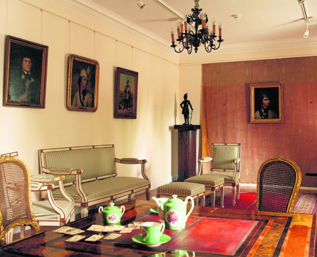 Salon Tadeusza Kościuszki w pałacu Pułaskich w Warce. 