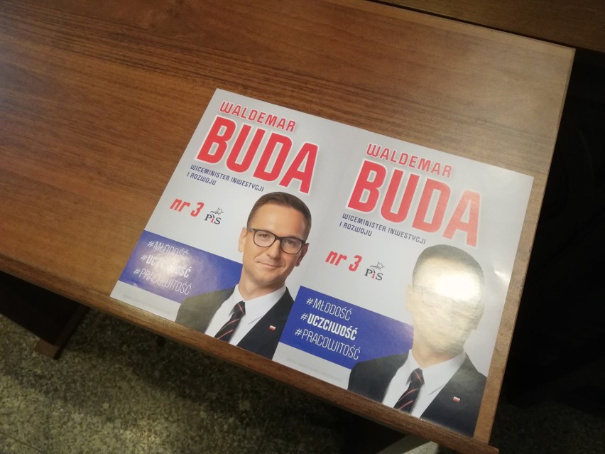 Ulotki wyborcze Waldemara Budy, kandydata Prawa i...