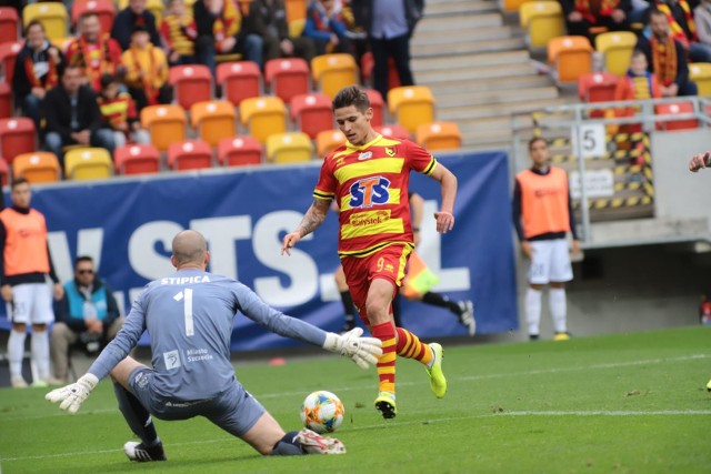 Mecz ekstraklasy Jagiellonia Białystok - Pogoń Szczecin