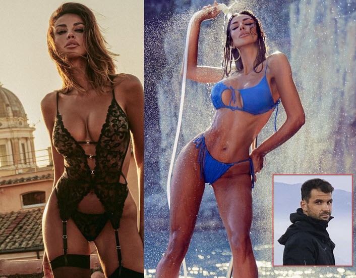Rumuńska modelka uznana za „najseksowniejszą kobietę na Ziemi i poza nią” skradła i porzuciła serce tenisowego podrywacza z Bułgarii ZDJĘCIA