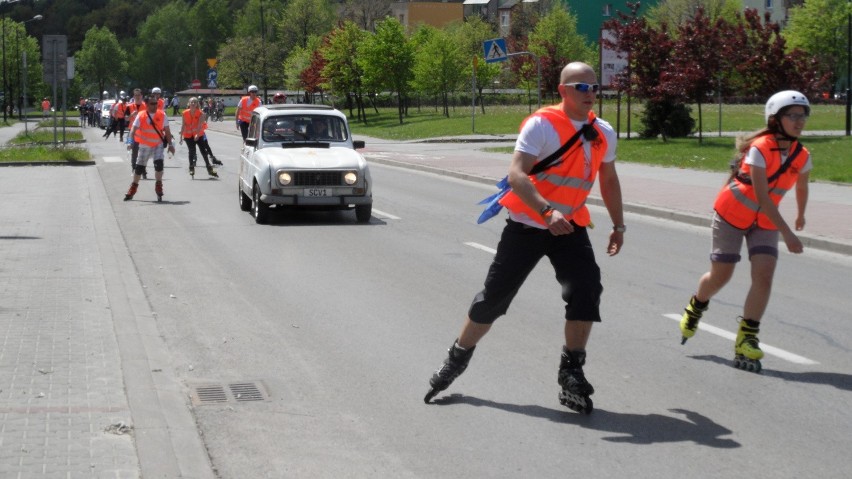 III Pielgrzymka na rolkach i hulajnogach z Katowic do Tychów