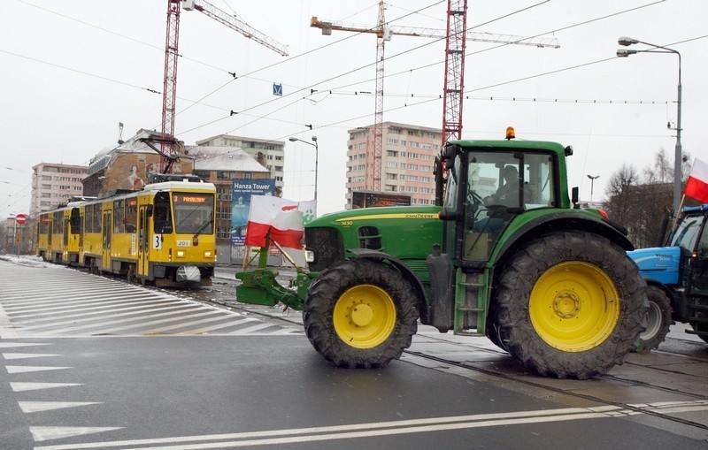 Protest rolników w Szczecinie (2)