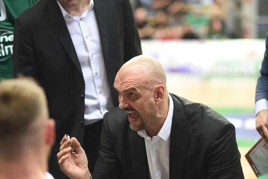 Žan Tabak, trener koszykarzy Stelmetu Enei BC Zielona Góra.
