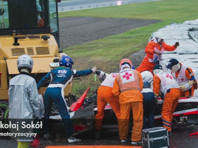 Do dramatycznego wypadku doszło podczas Grand Prix Japonii Formuły 1.