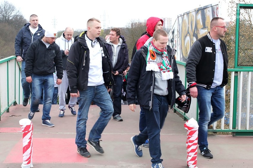 Kibice z Warszawy dotarli do Szczecina około godz. 16.30