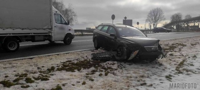 Kolizja w Zimnicach małych.