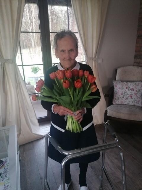 Genowefa Beszczyńska - 102-latka z medalem Unitas Durat...
