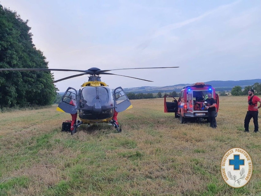 Weekend w Sudetach: Jedna osoba nie żyje, połamani rowerzyści, paralotniarze, turyści