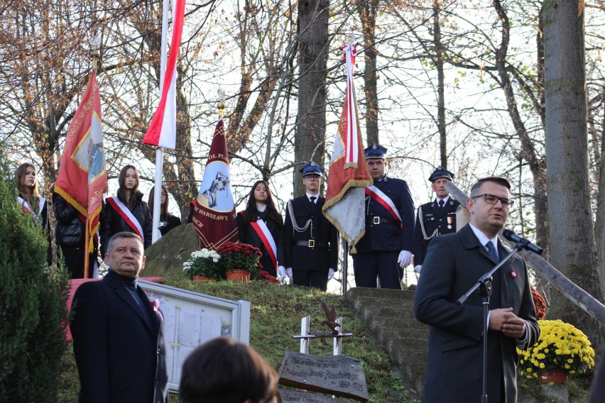 Obchody Święta Niepodległości na kopcu Józefa Piłsudskiego w...