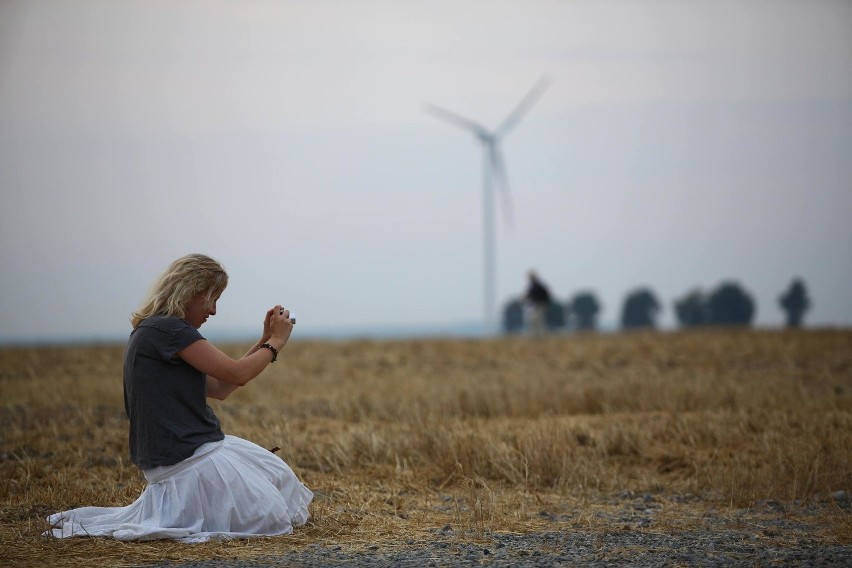 Fotospacer na farmie wiatrowej pod Iłżą