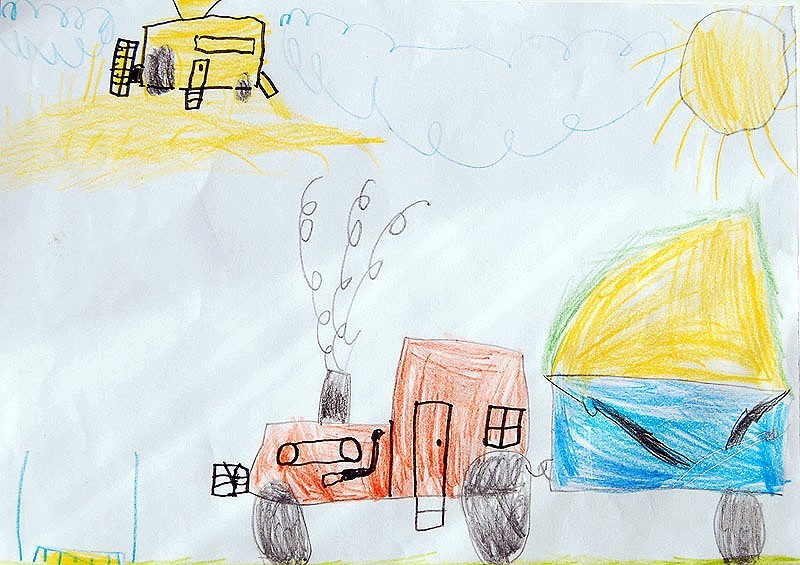 Aleksander Podstawka, lat 6 – traktorzysta