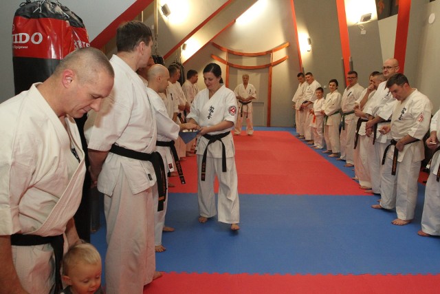 Opłatkowe spotkanie kieleckich karateków z Kieleckiego Klubu Karate Kyokushin Koronea