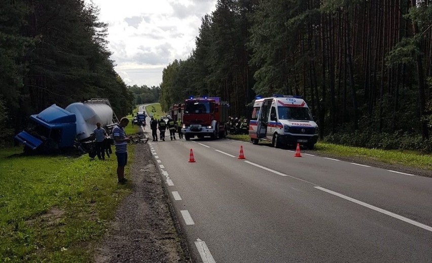 Dobrzyniewo Duże. Wypadek śmiertelny na dk65