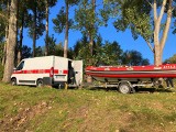 Dąbrowa Górnicza: piąty dzień poszukiwań zaginionego na Pogorii III żeglarza. W akcji strażacy z sonarem 