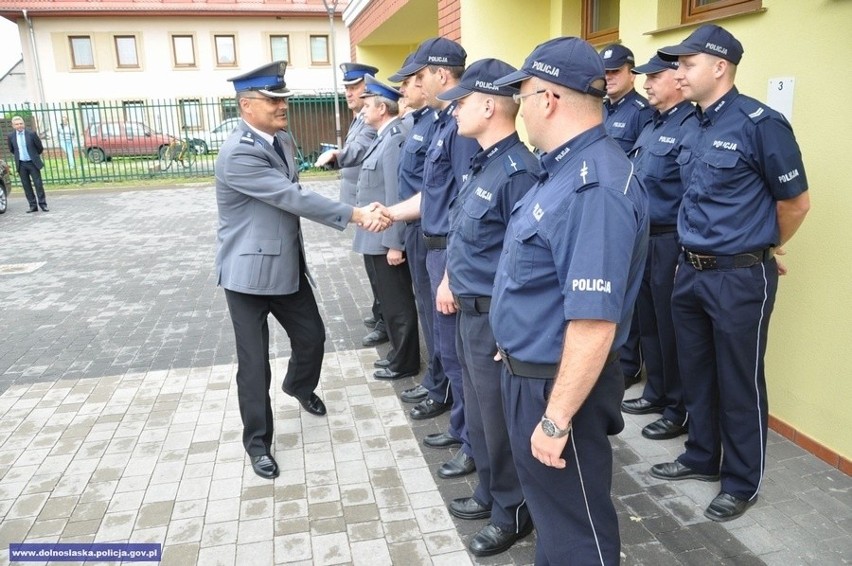 Uroczyste otwarcie posterunku w Kobierzycach