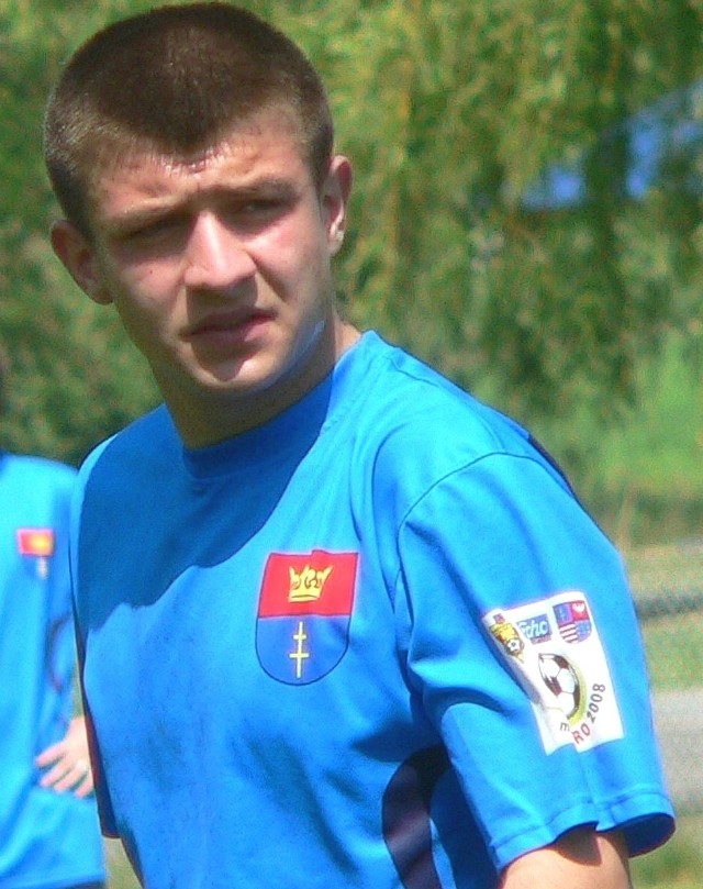 Marcin Adamczyk strzelił dwa gole dla Juniorów Młodszych Sparty w meczu ze Złotym Teamem.