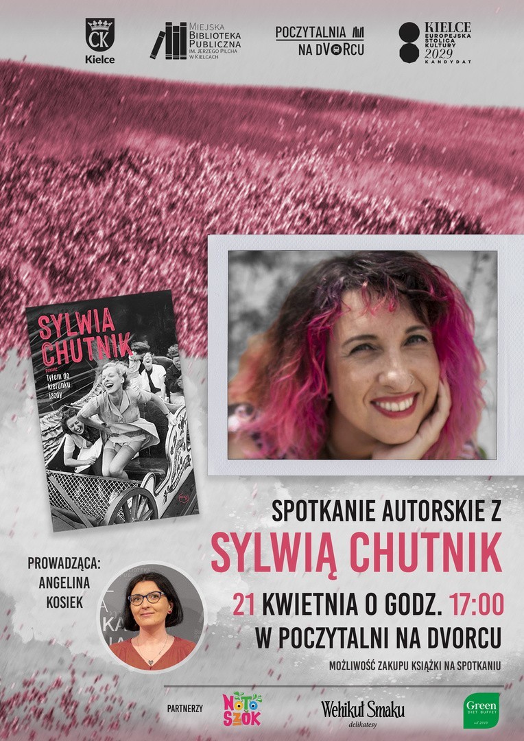 Spotkanie z autorkami książek Sylwią Chutnik i Sylwią Spurek w Poczytalni Na dVoRcu w Kielcach 