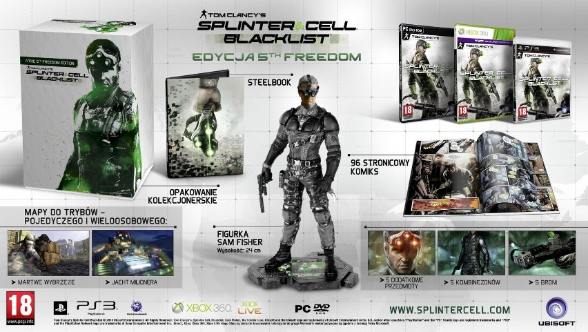 Splinter Cell: Blacklist. Edycja kolekcjonerska z zegarkiem. Albo figurką