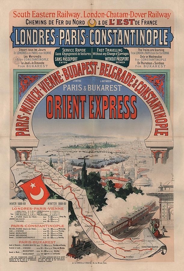 Plakat reklamowy Orient Expressu