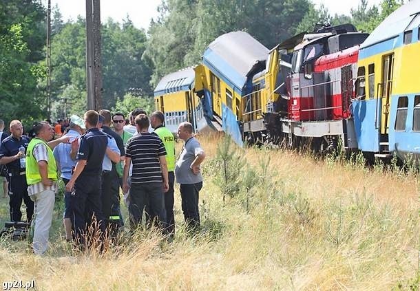 Wypadek kolejowy w Korzybiu