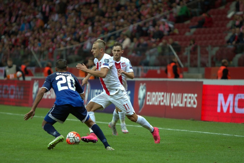 POLSKA GIBRALTAR wynik 8:1, 07.09.2015. Bramki: 2 x...