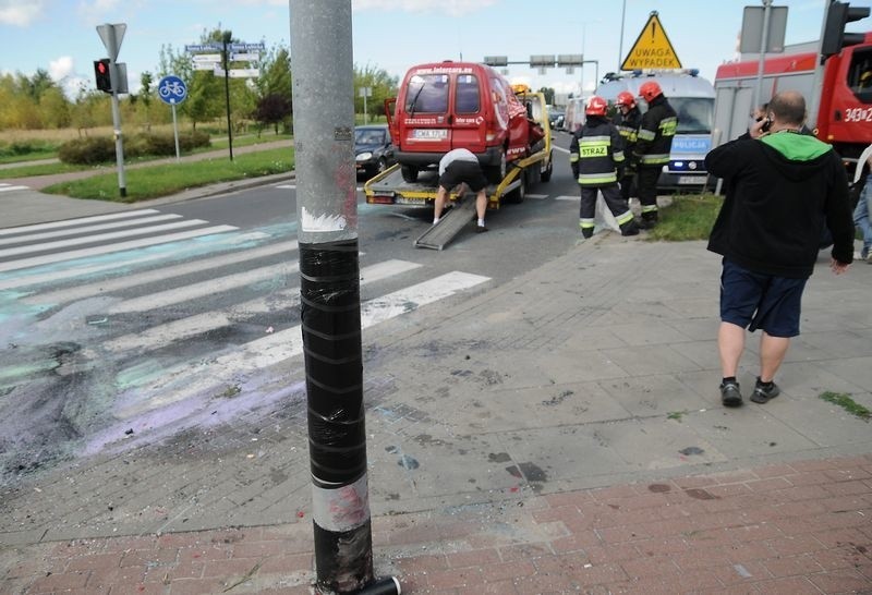 Toruń   Grożny wypadek przy Szosie Lubickiej