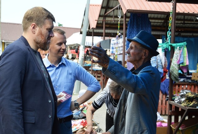 Adrian Zandberg odwiedził Bielsk Podlaski