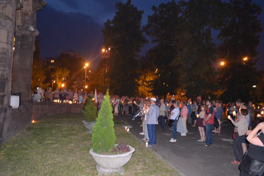 Protest przeciw reformie sądownictwa, Sosnowiec, 20 lipca