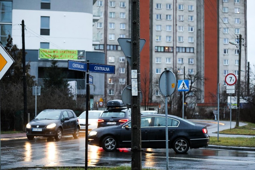 Skrzyżowanie Centralnej i Sołtysowskiej potrafi się bardzo...