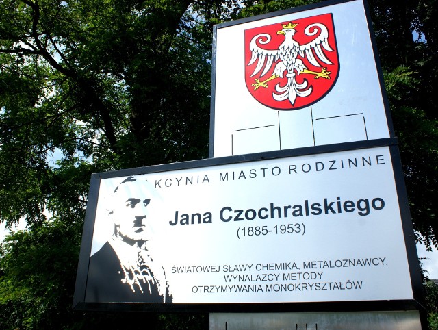 Prof. Jan Czochralski urodził się i wiele lat mieszkał w Kcyni. Tu także został pochowany