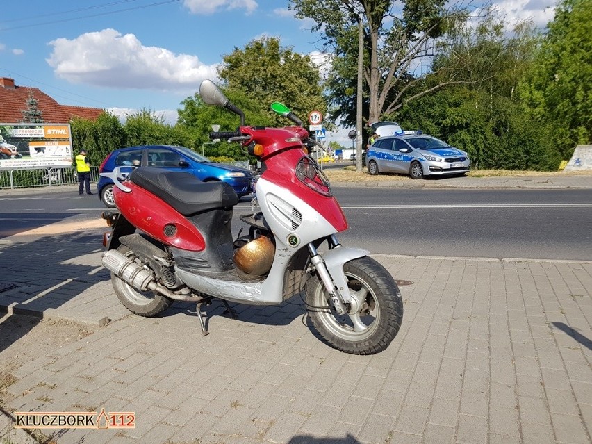 Wypadek na ul. Byczyńskiej w Kluczborku.