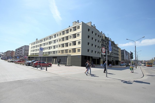 Budynek w nowej odsłonie będzie się prezentował elegancko. Mural pojawi się na pustej części ściany od strony alei IX Wieków Kielc.