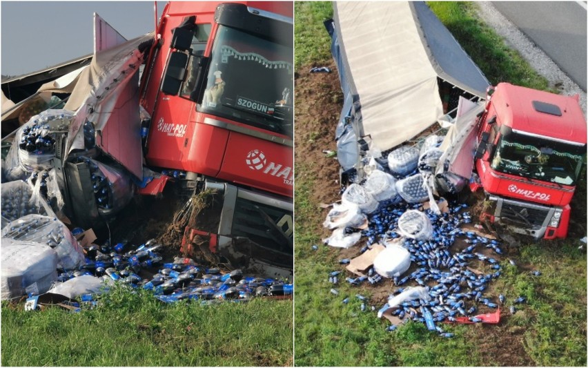 Wypadek na autostradzie A1