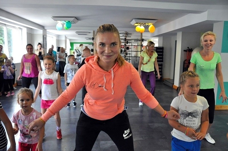 Zumba dla dzieci w Angeli w Słupsku...