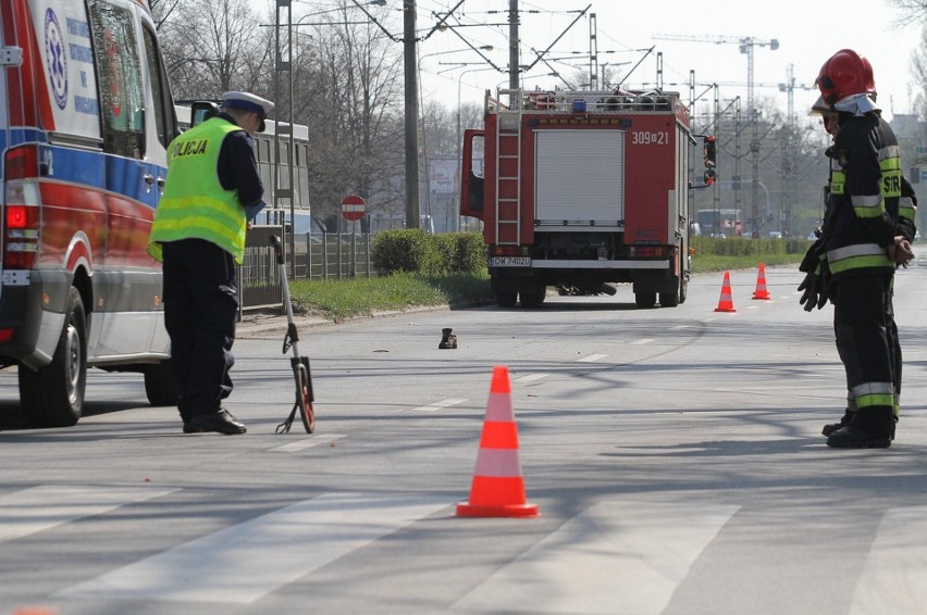 Śmiertelny wypadek na przejściu dla pieszych we Wrocławiu....