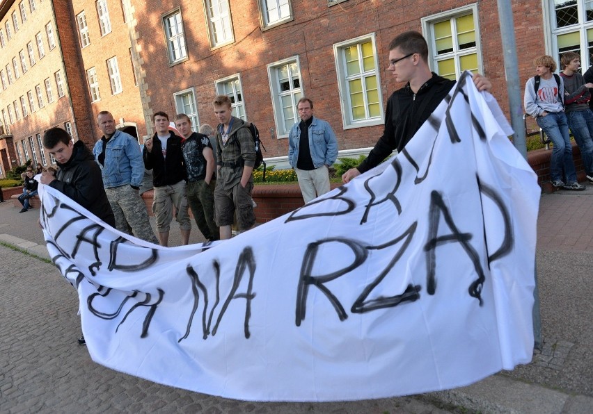 Manifestacja antyrządowa w Gdańsku (17.06.2014)