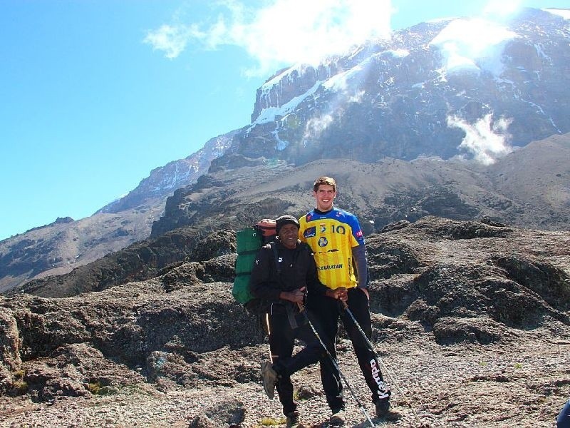 Piotr Chrapkowski, zawodnik Vive Targów Kielce, wszedł na Kilimandżaro