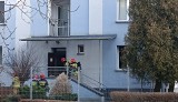 Pożar w Komendzie Powiatowej Policji w Oświęcimiu. Ogień pojawił się w piwnicy budynku. Szybka akcja strażaków [ZDJĘCIA]