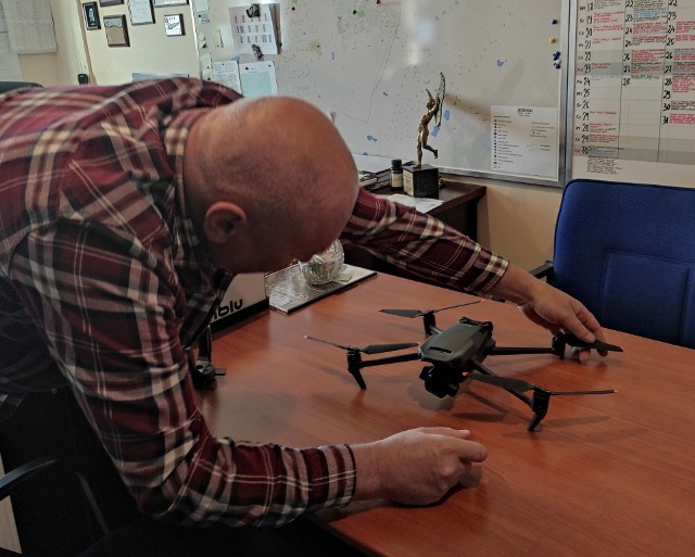 Jakość powietrza w Malborku bada dron