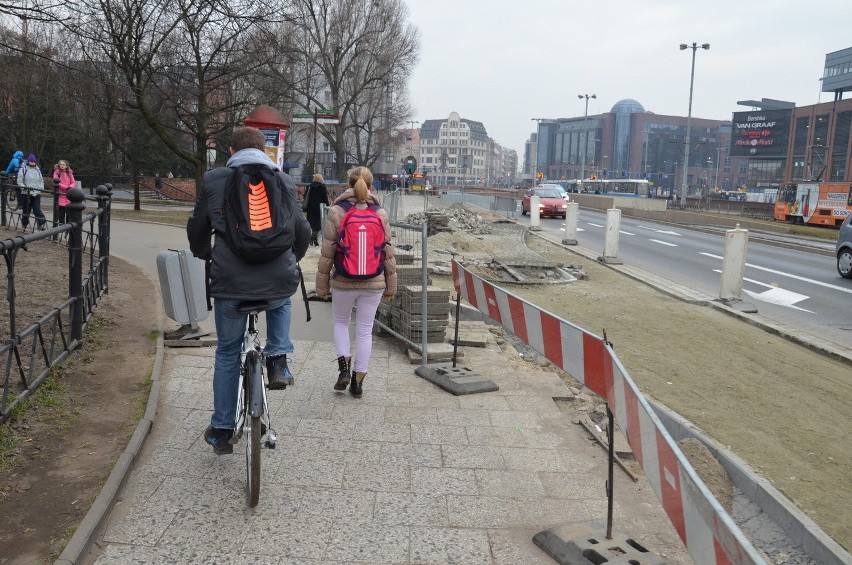 Nowa ścieżka rowerowa wzdłuż ulic Oławska i Traugutta...