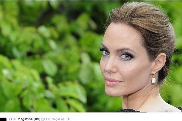 Angelina Jolie (fot. screen z Twitter.com)