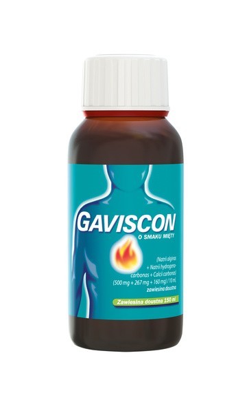Gaviscon może być stosowany przez kobiety w ciąży i w okresie laktacji.